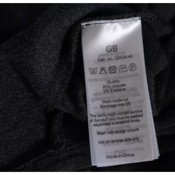 Soyaconcept Women Medium Charcoal Gray Full Zip Hoodie Dolman Sleeve Relaxed Fit - Picture 5 of 7